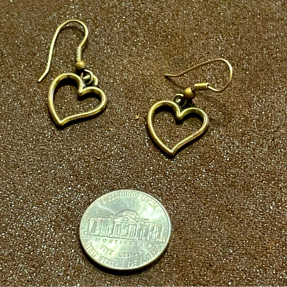 Sweet, heart-shaped earrings